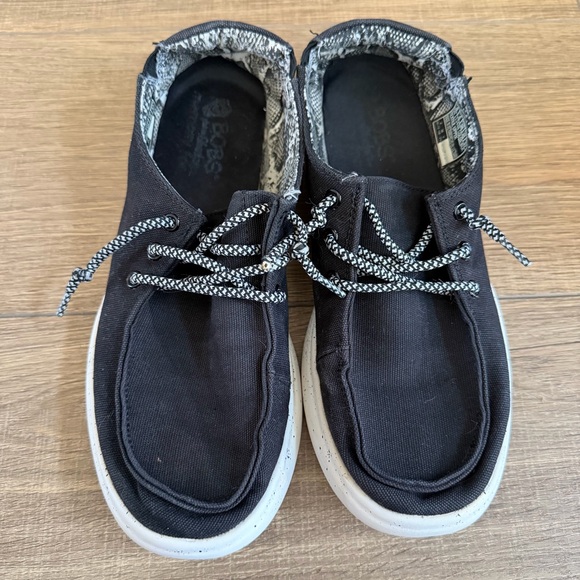 Bobs Casual Black Canvas women Shoes, 8 - Picture 6 of 10